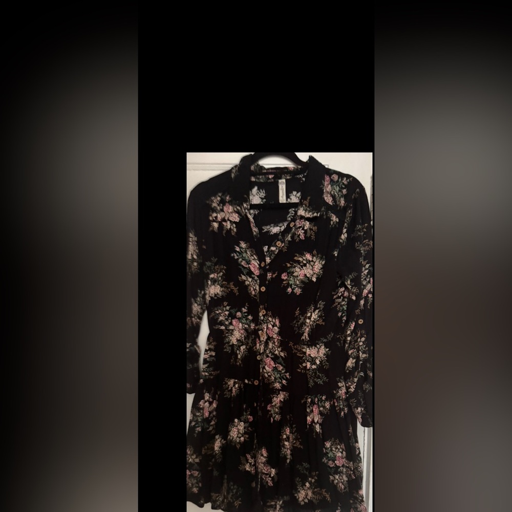 American Rag Floral Button-Up Dress.